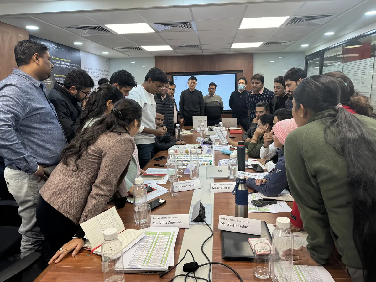Engaged group around boardroom table